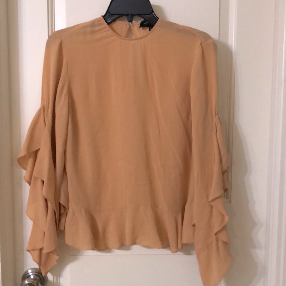 Robert Rodriguez ruffled sleeve blouse